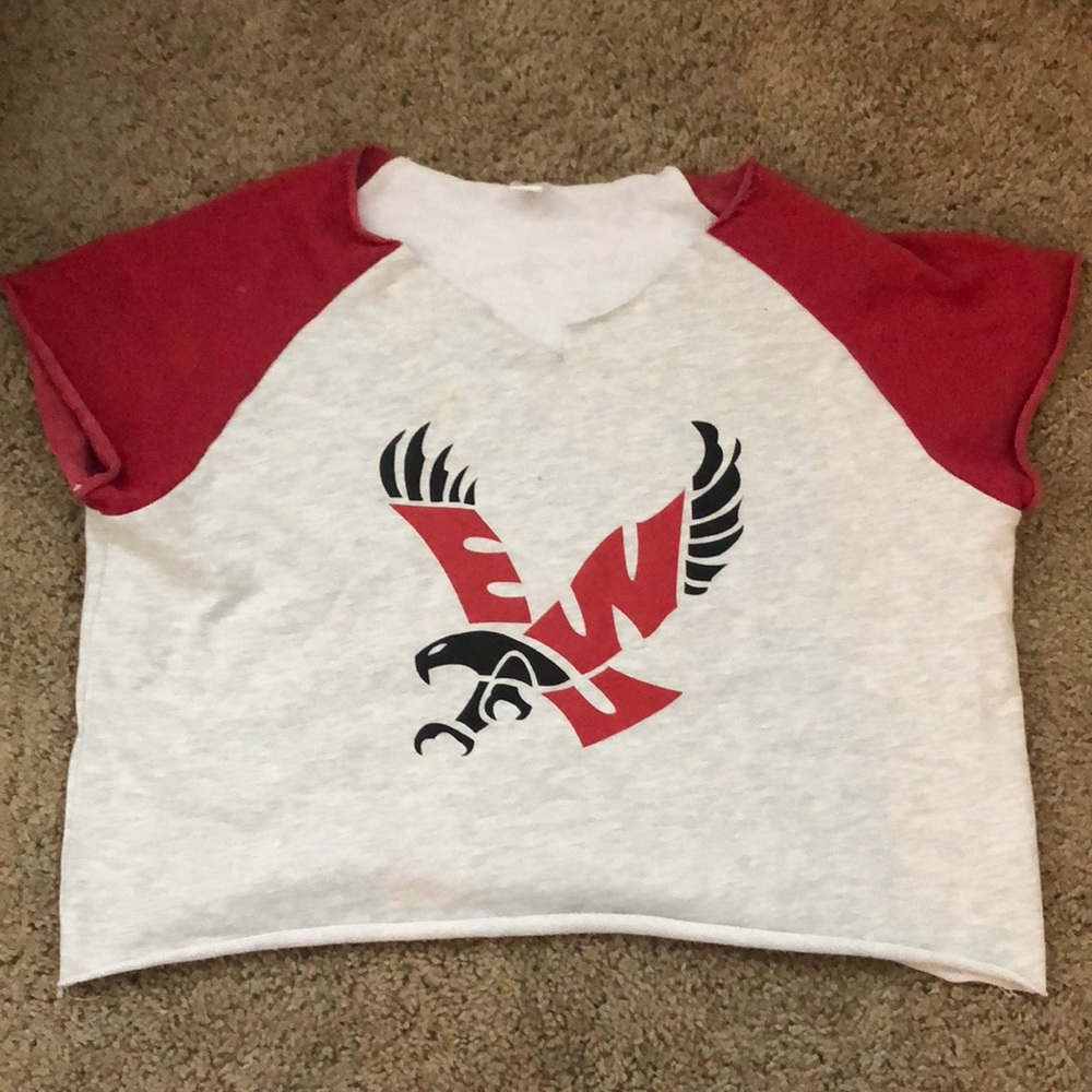 Ewu cropped sweat tee